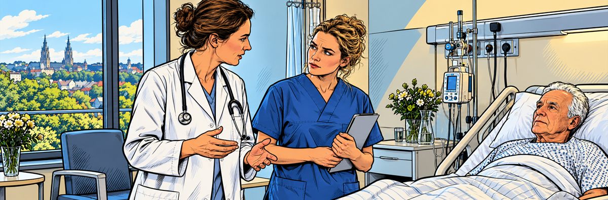 Illustration zum Beitrag: Das 4-Ohren-Modell im Arbeitsalltag: Warum eine Übergabe vier Botschaften hat